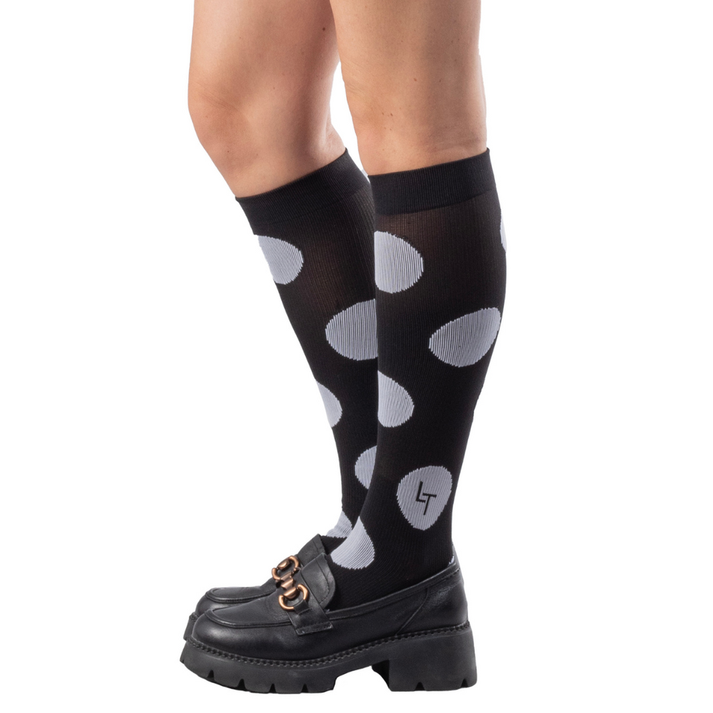 LT Compression Socks - Polkadot – Lennard Taylor Design Studio