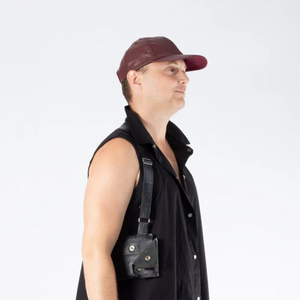 Leather baseball hat womens sales