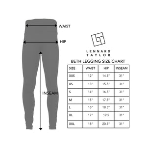 Beth Legging Size Chart