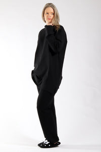 Black Loungewear Set - side view 2- Lennard Taylor