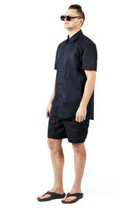 Freddy Dress Shirt - black - front view - Lennard Taylor 