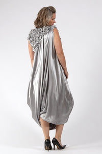 One of a Kind #00258-silver dress-back-Lennard Taylor